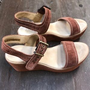 Clark’s platform sandals